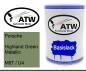 Preview: Porsche, Highland Green Metallic, M6T / U4: 500ml Lackdose, von ATW Autoteile West.